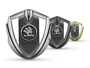Skoda Emblema Silicona Insignia Experta Estilo Inox